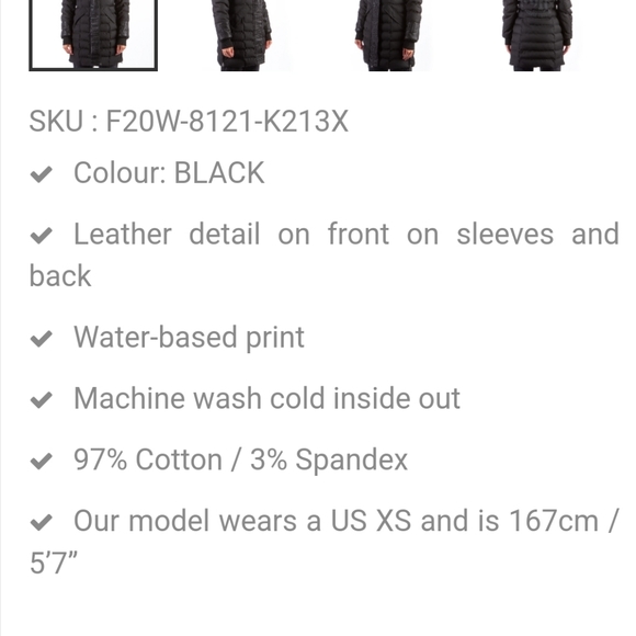 💥💥 needs to go.💥 Gorgeous ❤️ Headrush Brand down winter parka  xs HOST PIC🤎 - Picture 8 of 8